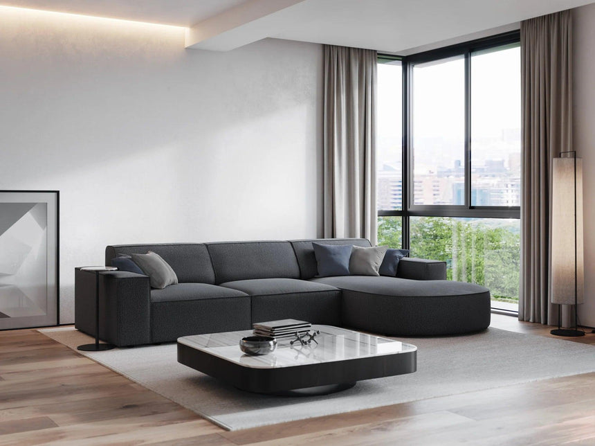 Jodie1 jobbos szövet sarokkanapé 284x166