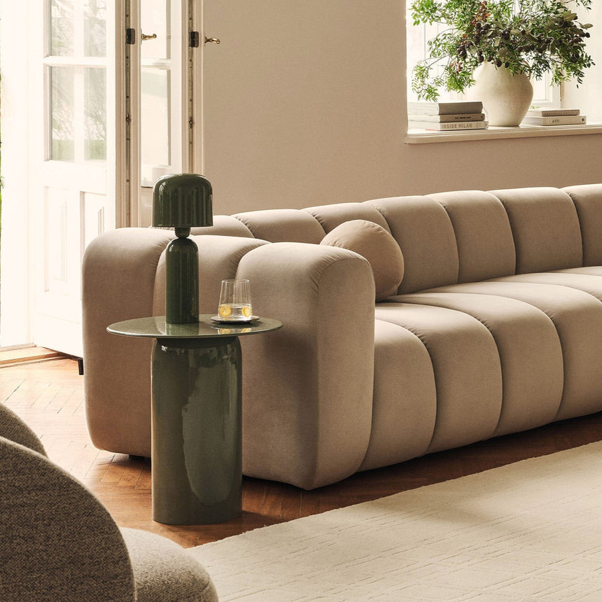 Ruby 3-seater corduroy sofa