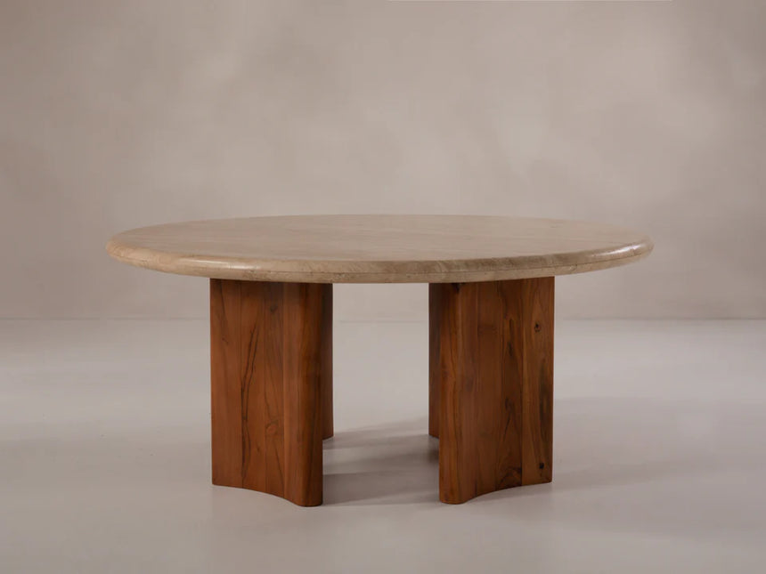 Cleo Limestone Coffee Table