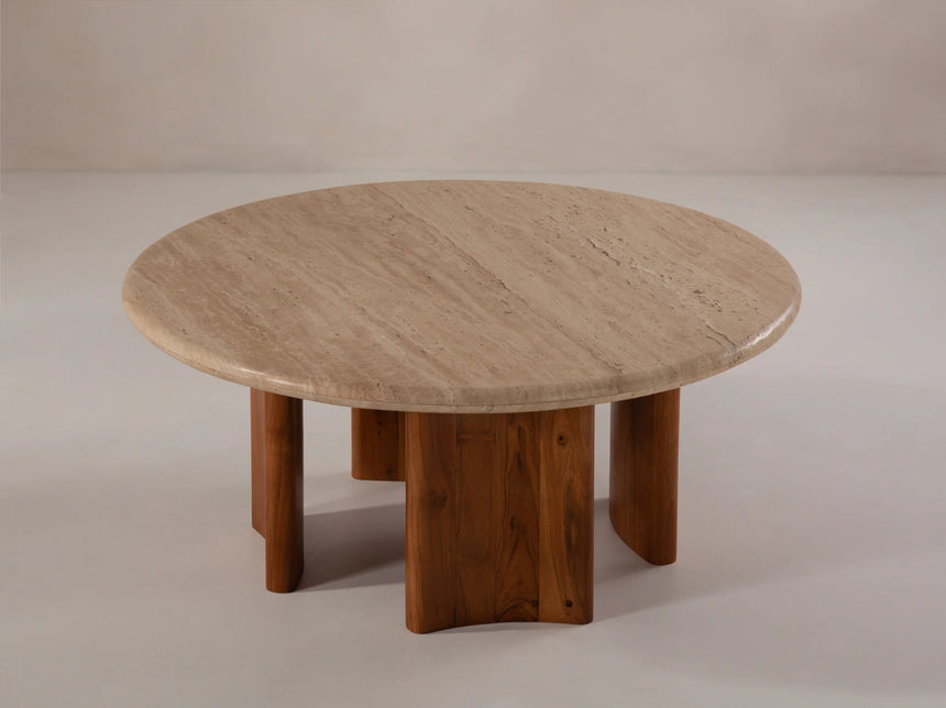 Cleo Limestone Coffee Table