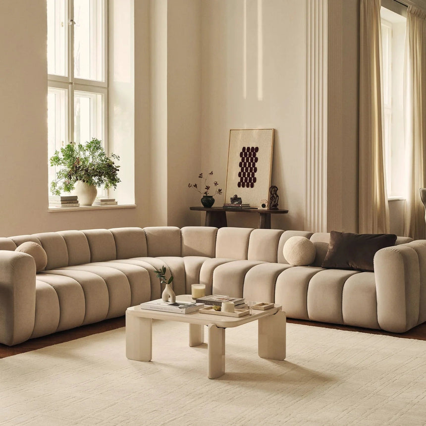 Ruby 3-seater corduroy sofa