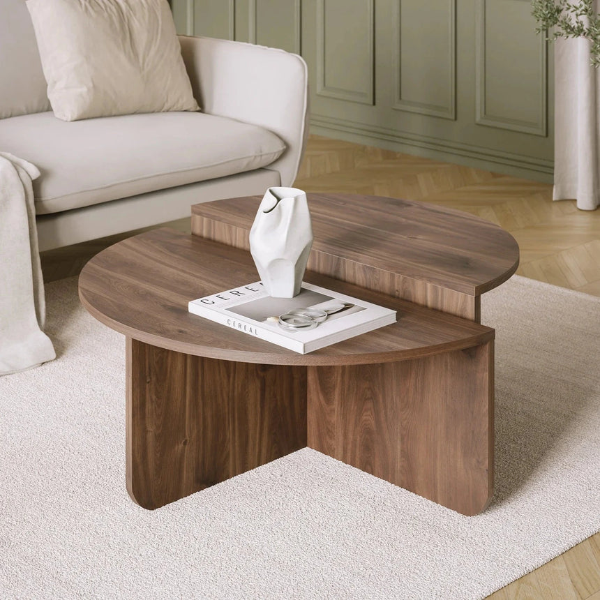 Elias fa dohányzóasztal szettben