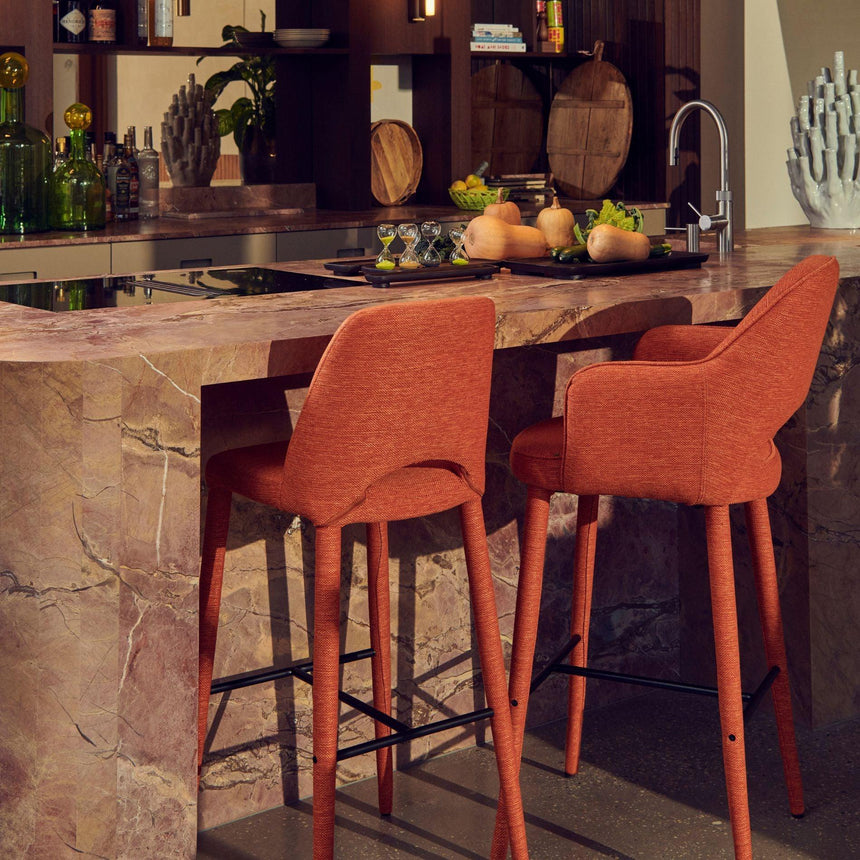 Cosy karfás szövet bárszék-7