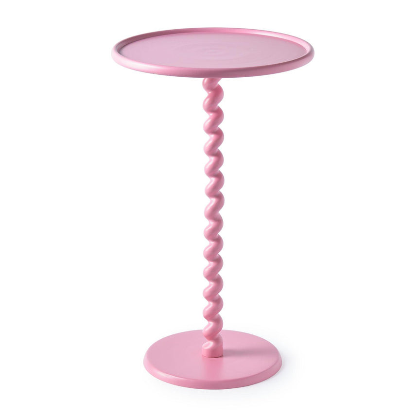 Twister fém rózsaszín bárasztal-0