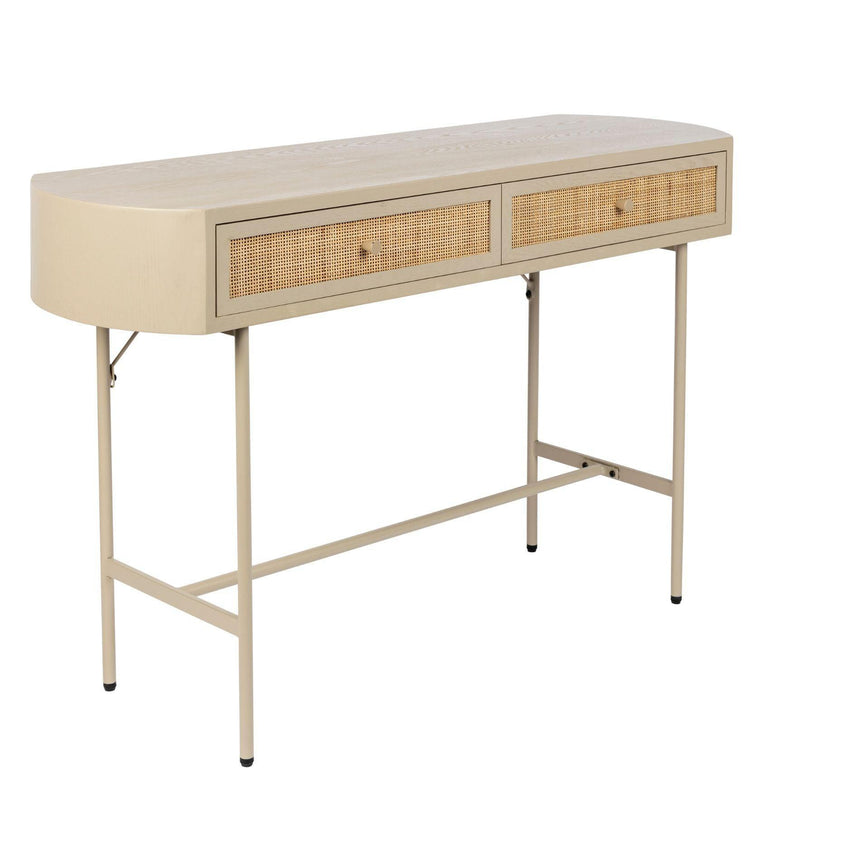 Amaya 2 fiókos fa konzolasztal-1