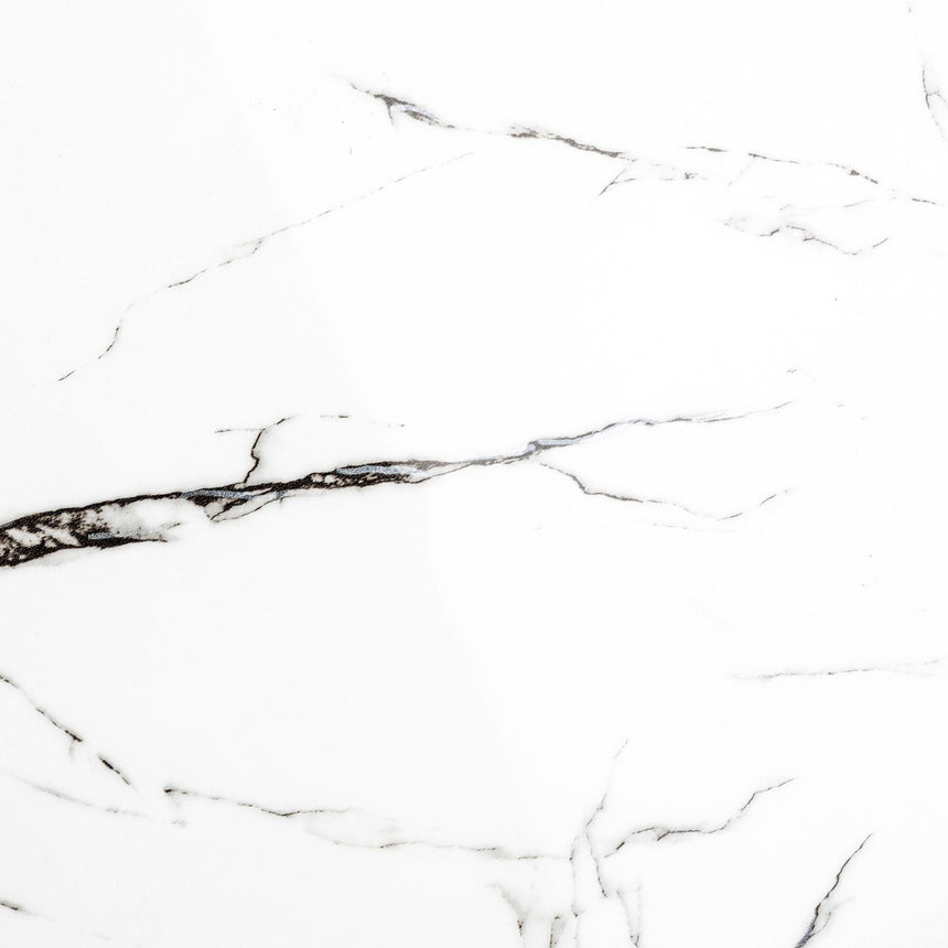 Maru márvány hatású étkezőasztal Ø110-9