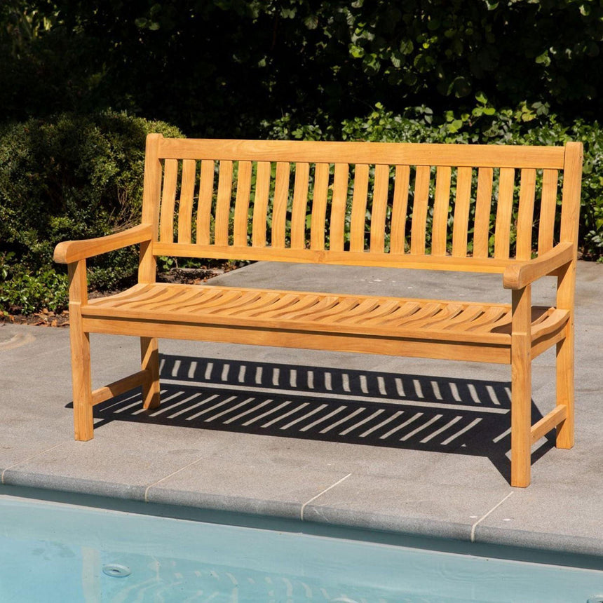 Comfort 3 üléses fa kerti pad-2