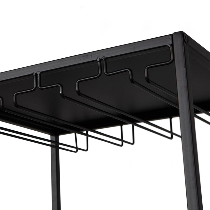 Reese fekete italtartó polc-4