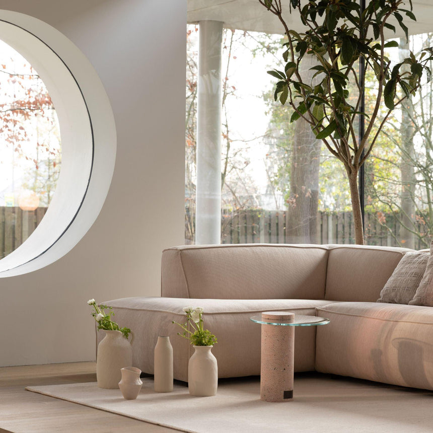 Fat Freddy balos kordbársony sarokkanapé-10