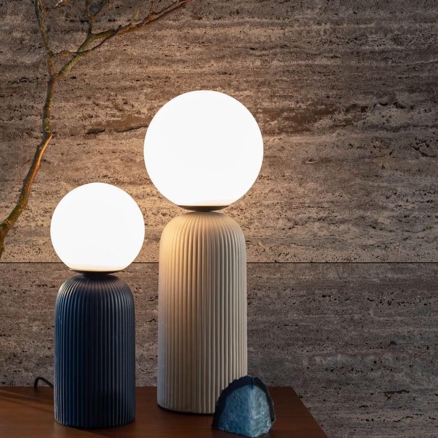 Dash borwn üveg asztali lámpa kicsi-3