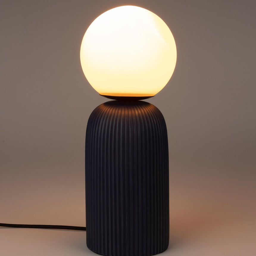 Dash borwn üveg asztali lámpa kicsi-4