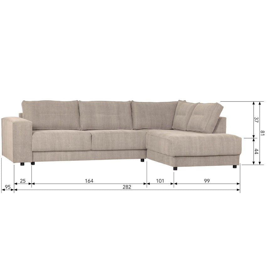 Randy jobbos szövet sarokkanapé-8