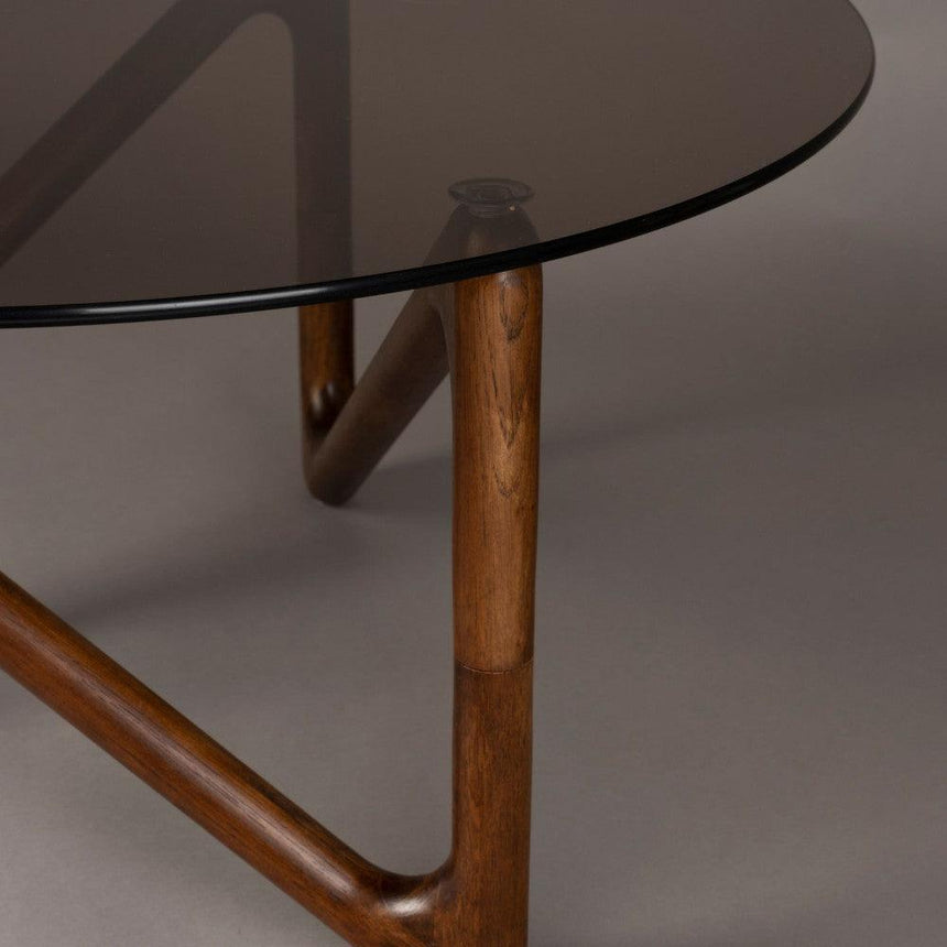 Naia üveg dohányzóasztal