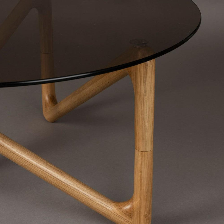 Naia üveg dohányzóasztal