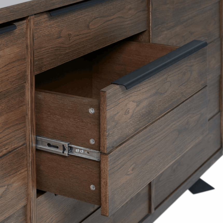 Arno 2 ajtós, 3 fiókos fa komód-2