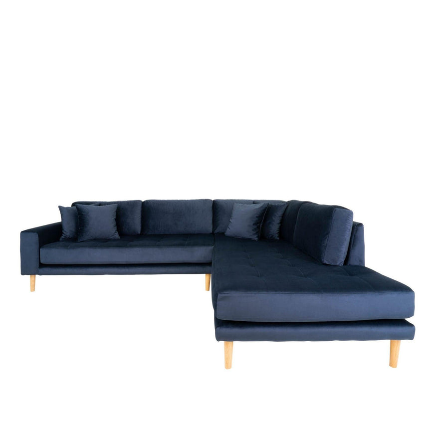 Laarbeek jobbos bársony sarokkanapé-0