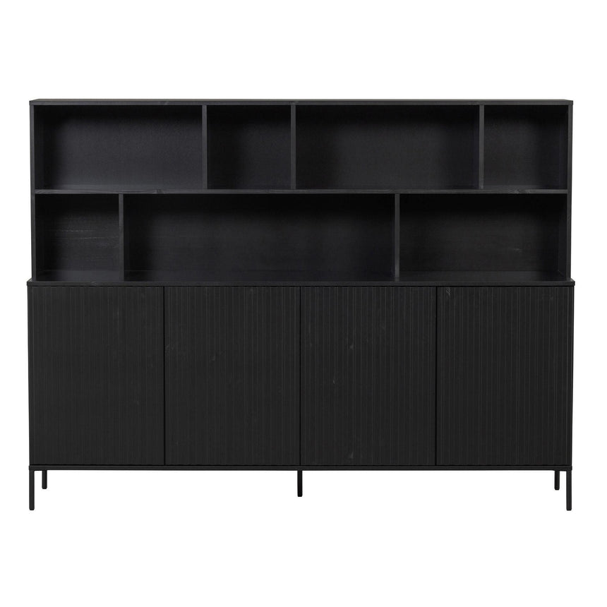 New Gravure 6 ajtós fenyőfa kabinet-1