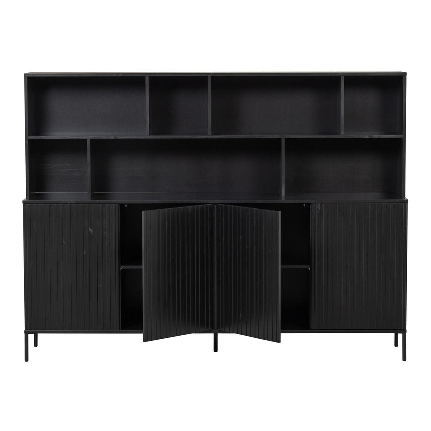 New Gravure 6 ajtós fenyőfa kabinet-2