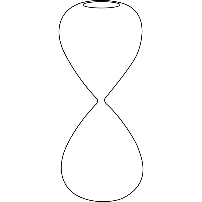 Ball üveg homokóra 38-6