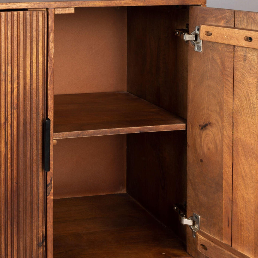 Saroo 2 ajtós, 2 fiókos fa kabinet kicsi-3