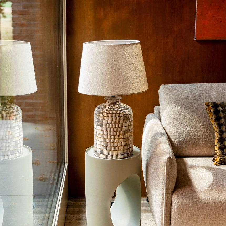 Russel szövet asztali lámpa-4