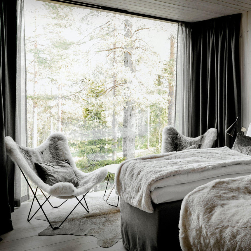 Iceland Mariposa short báránybőr fotel-6