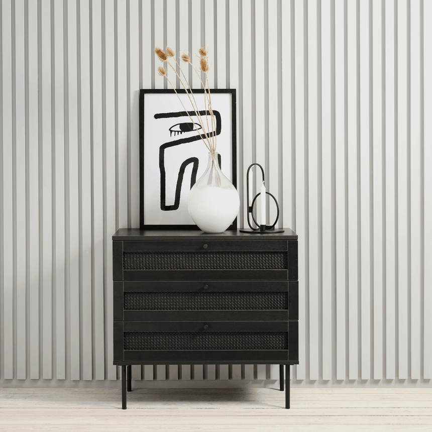 Pensacola 3 fiókos fa komód-3