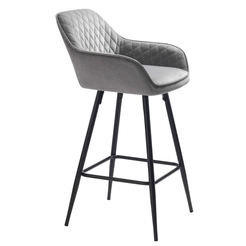 Milton alacsony textilbőr bárszék-9