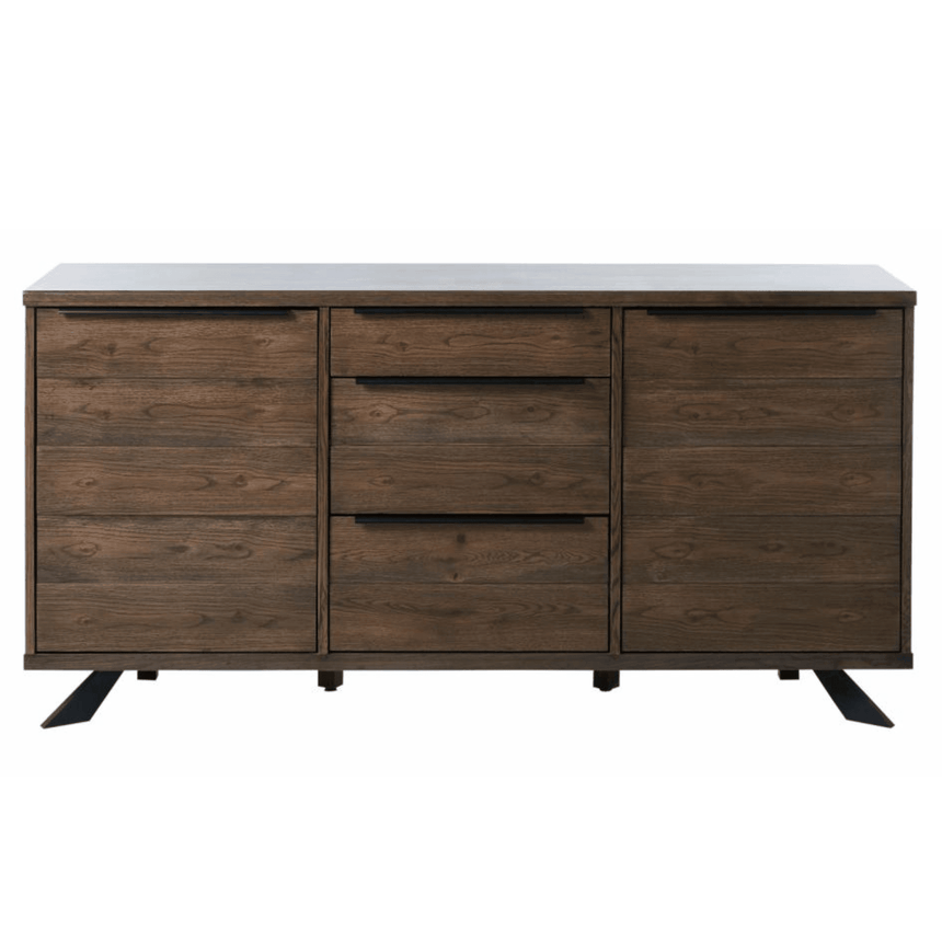 Arno 2 ajtós, 3 fiókos fa komód-0