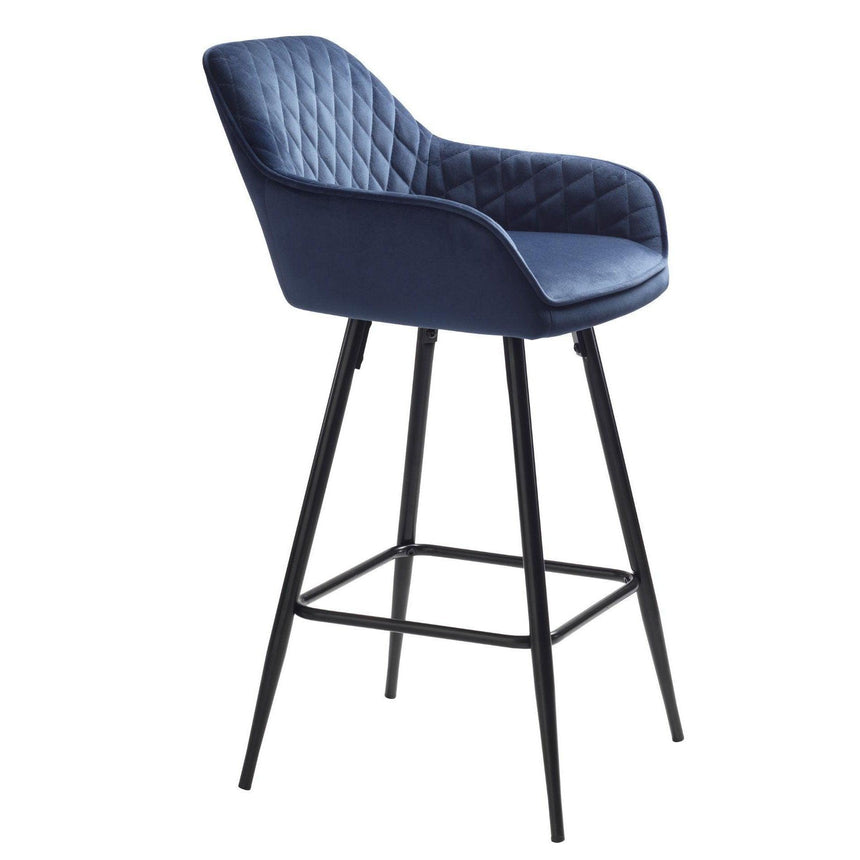 Milton alacsony textilbőr bárszék-1