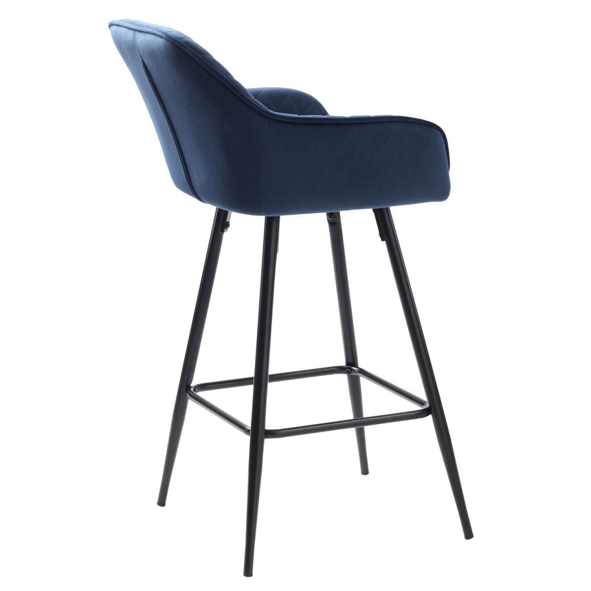 Milton alacsony textilbőr bárszék-8