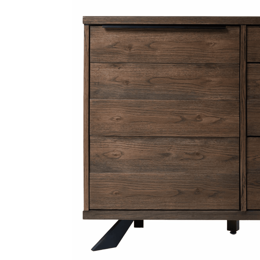 Arno 2 ajtós, 3 fiókos fa komód-3