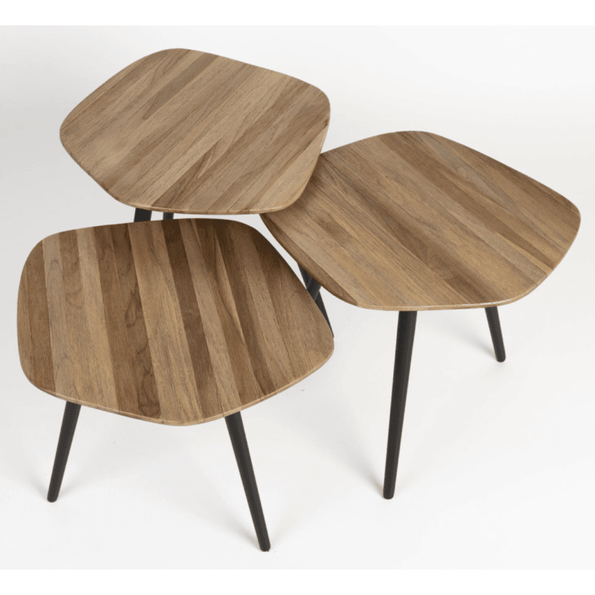 Cuties wooden coffee table set