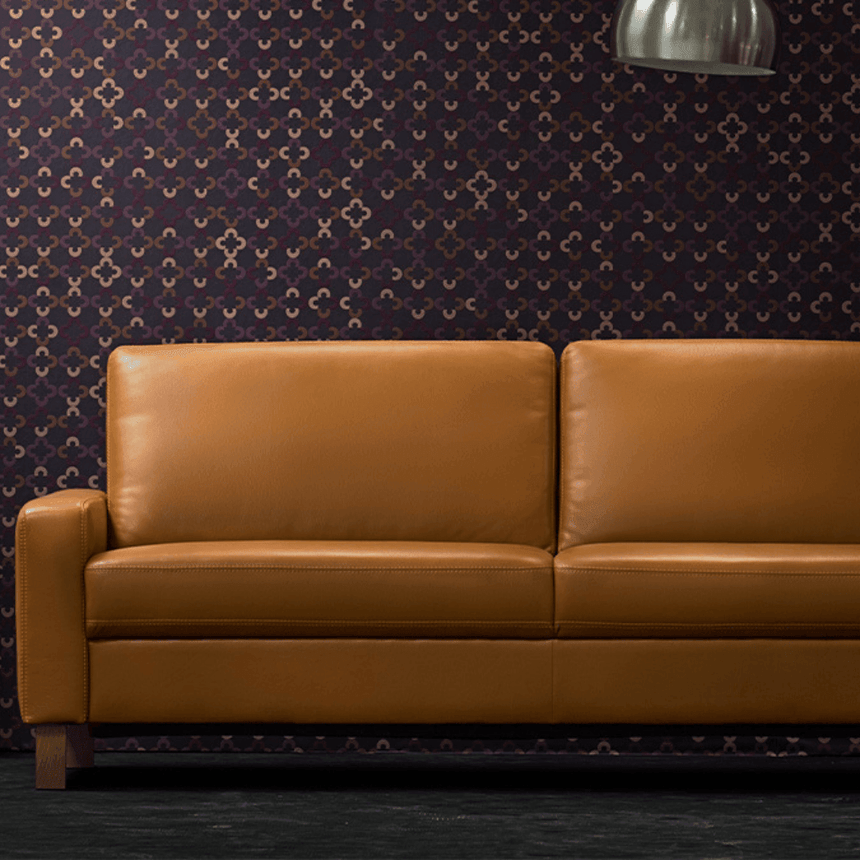 Tobacco modular sofa