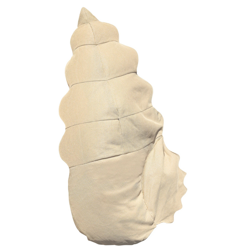 Sea snail shaped fabric float pillow