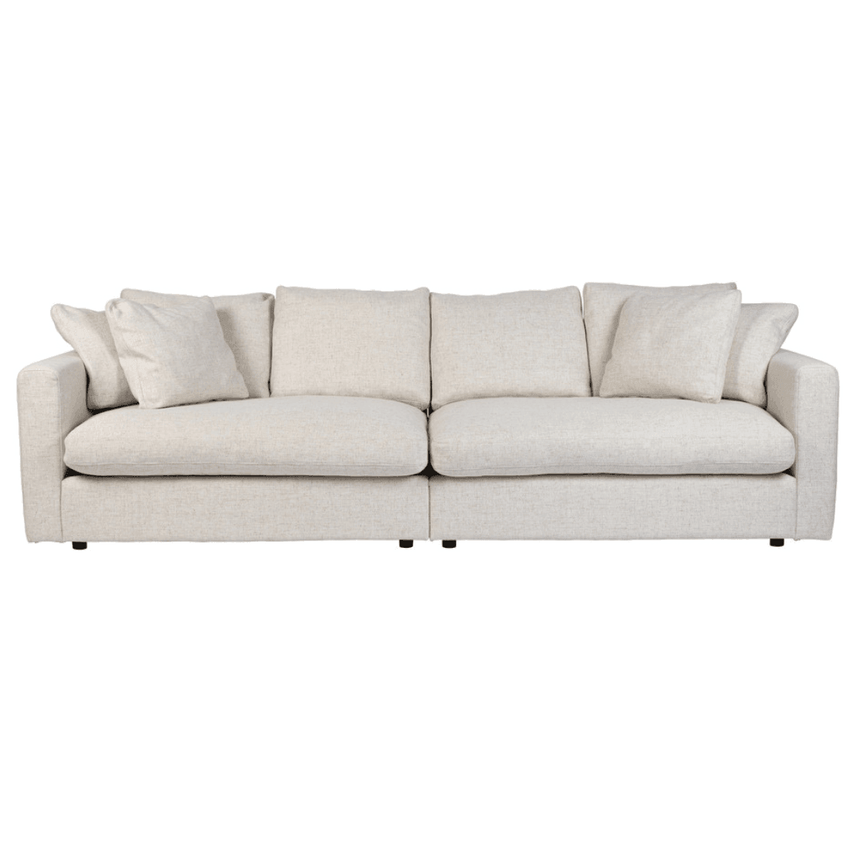 Sense 3-seater fabric sofa