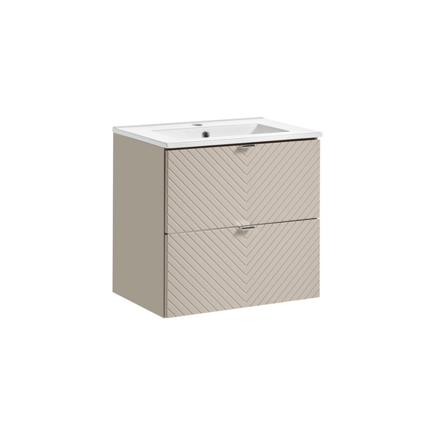 Baggy woven chenille pouf