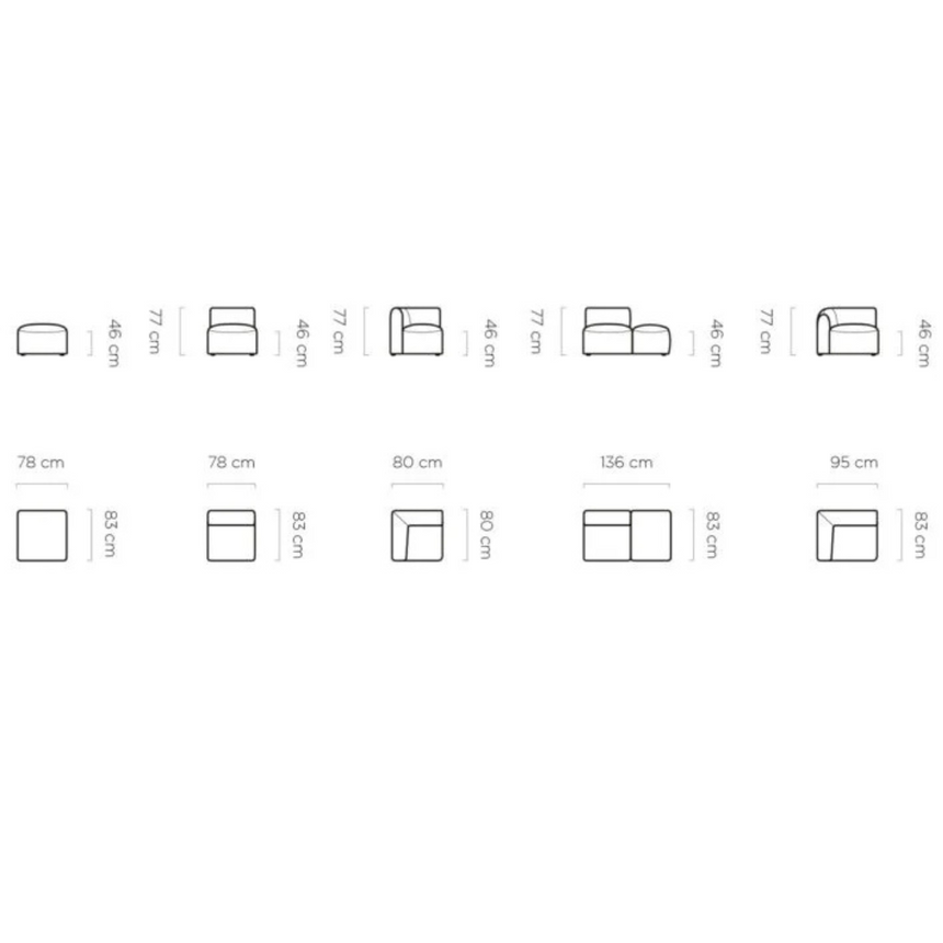 Catania moduláris kanapé