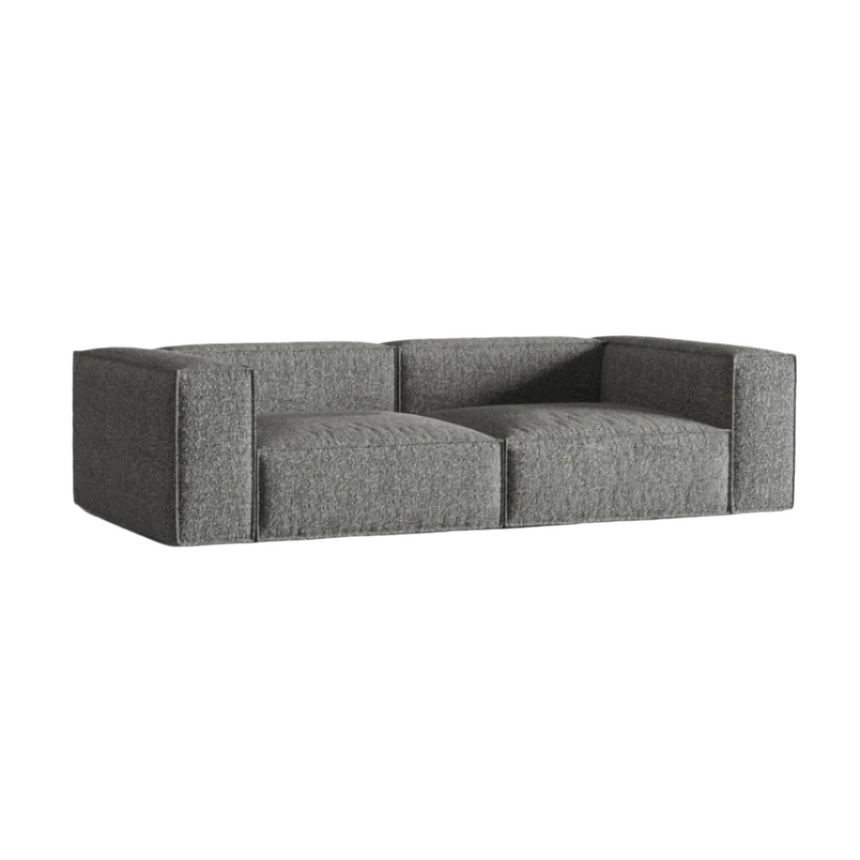 Ruby 2-seater velvet sofa