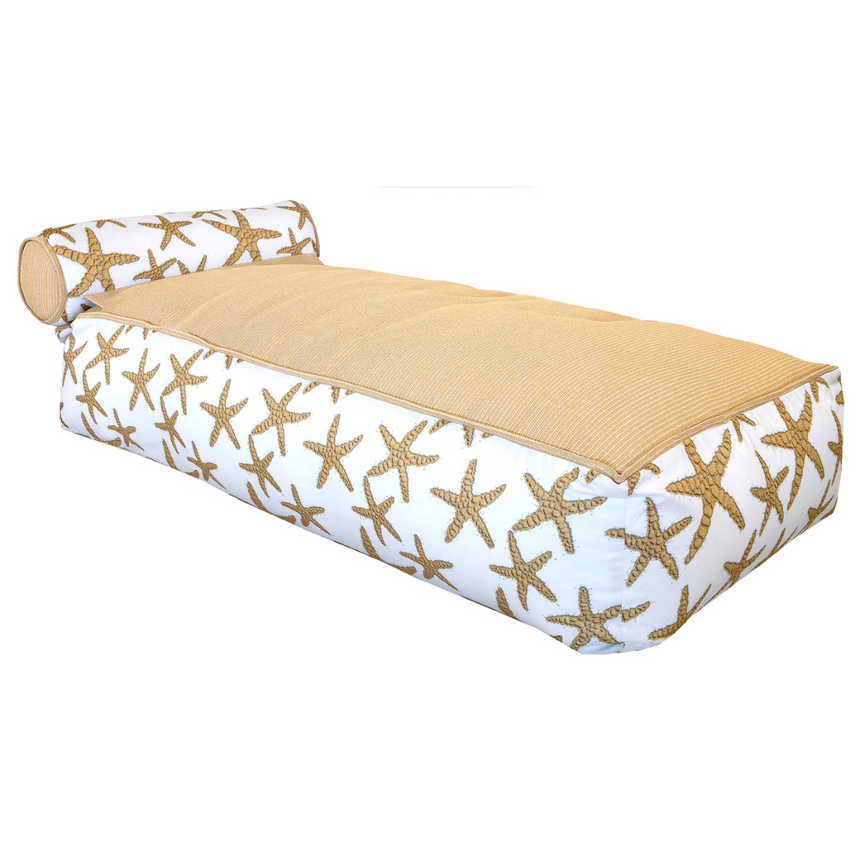 Starfish Floating Fabric Lounger with Headrest