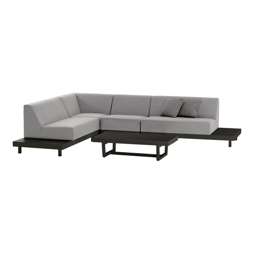 Alvory fabric garden sofa set