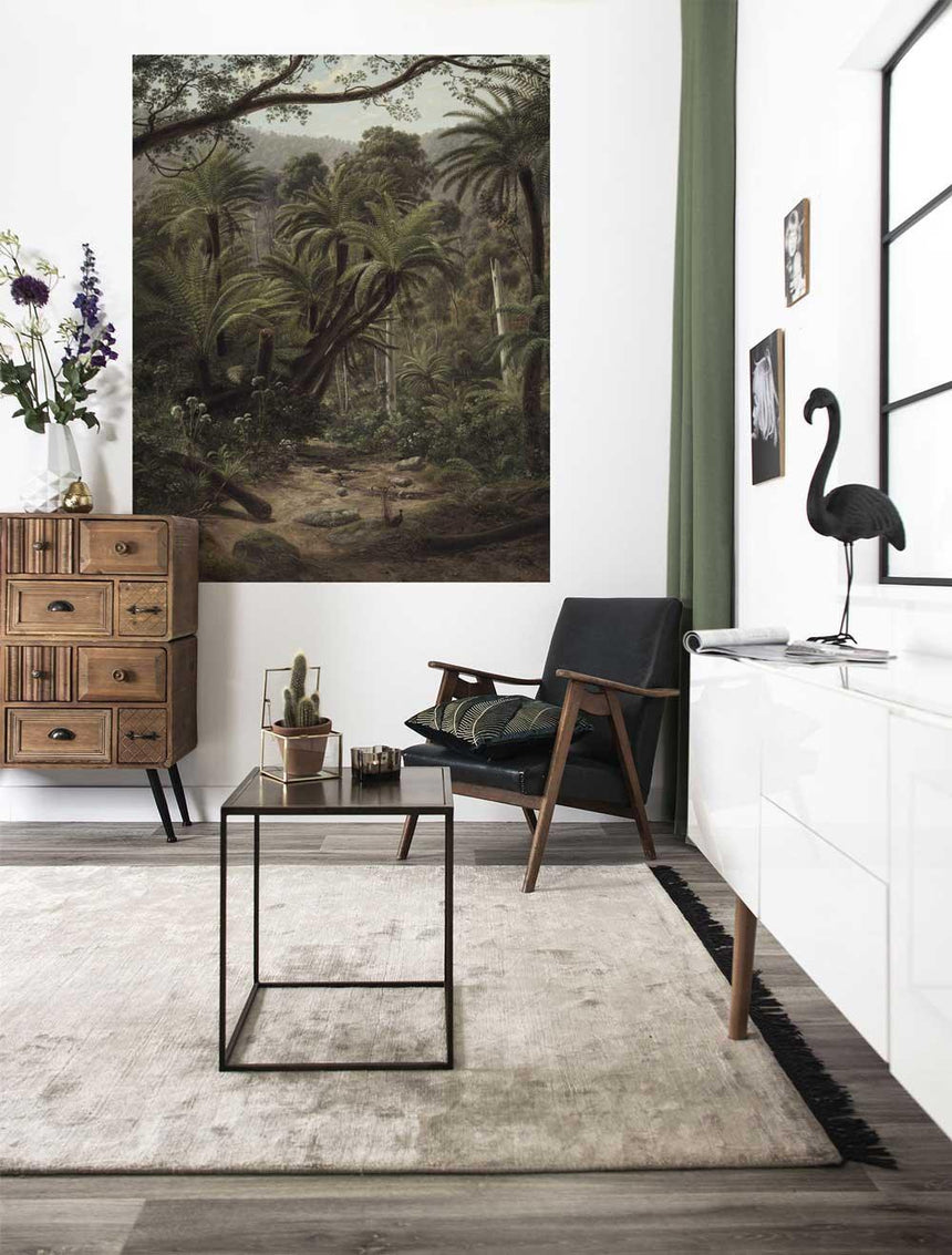 Palm Trees négyzet alakú tapéta panel-2