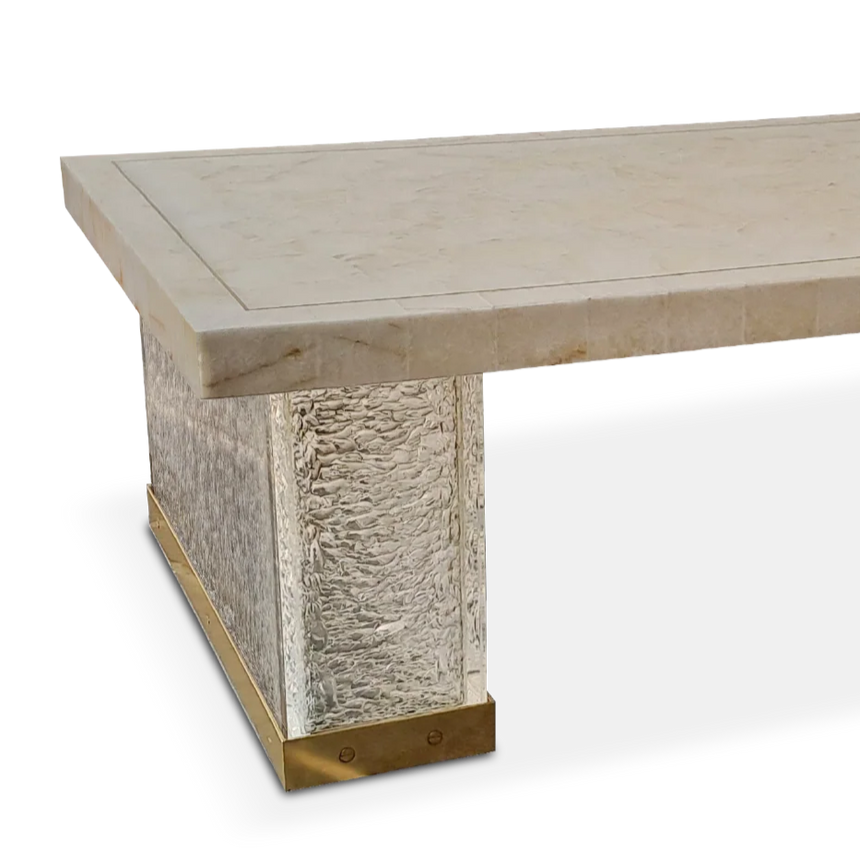 Regina stone coffee table
