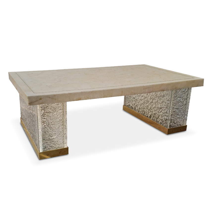Regina stone coffee table
