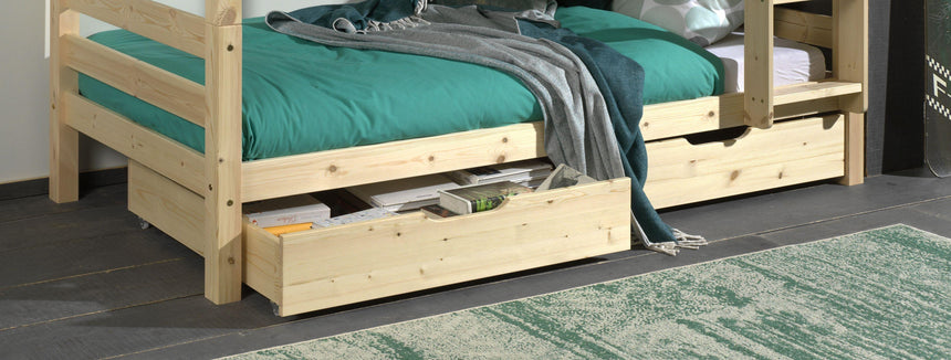 Pino LA wooden children's bedding holder