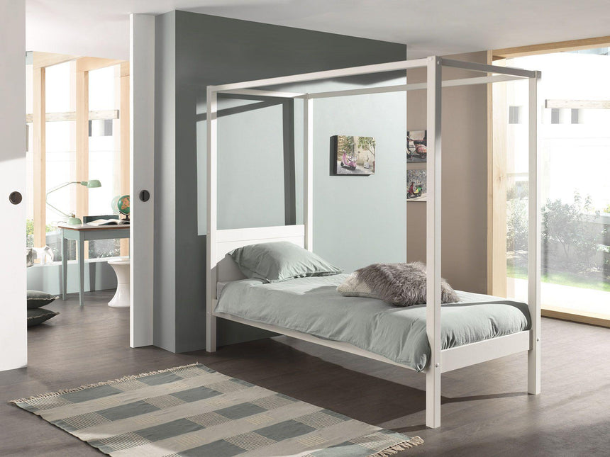 Pino Baldachin wooden children's bed 90x200