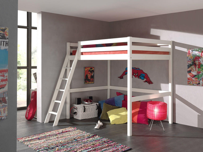Pino MZ raised wooden children's bed 140x200