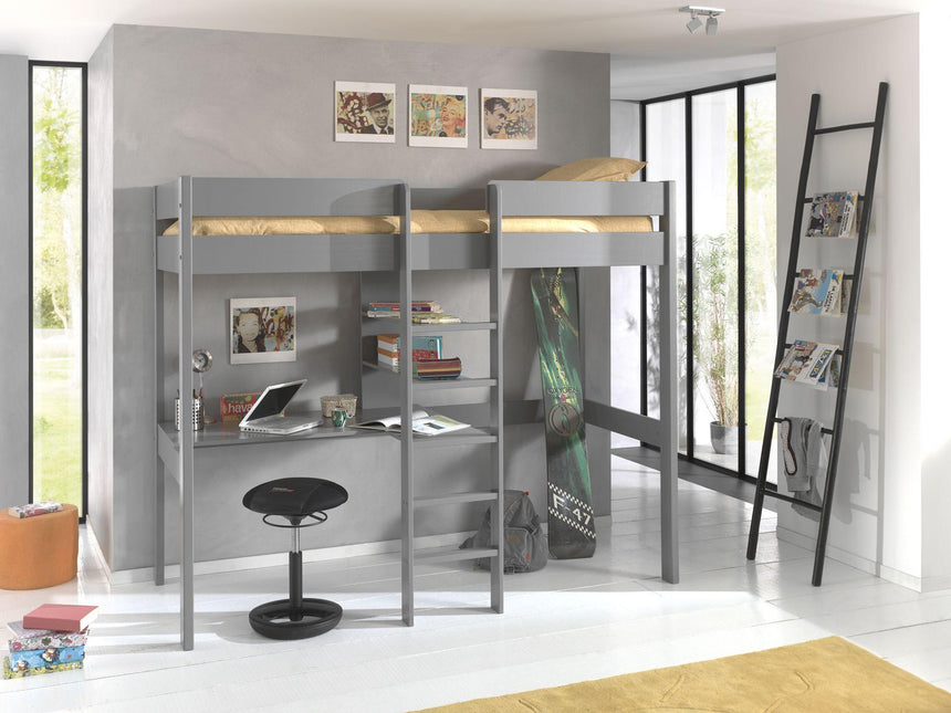 Pino ZZ multifunctional wooden children's bed, 90x200