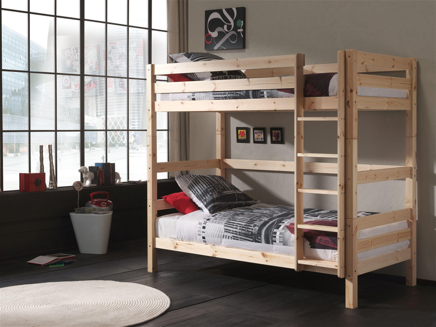 Pino wooden bunk bed 180