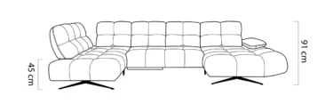 Prado XL kanapé